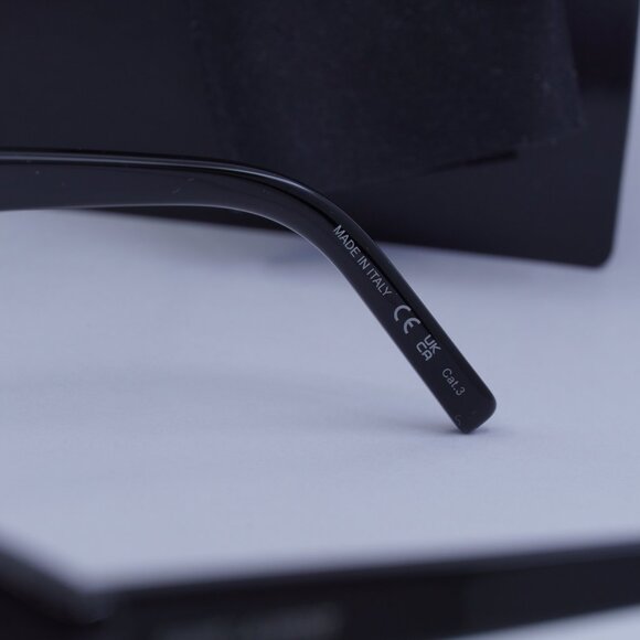 Saint Laurent SL276 MICA 001 Cat Eye Sunglasses - Black/Grey - Picture 11 of 15